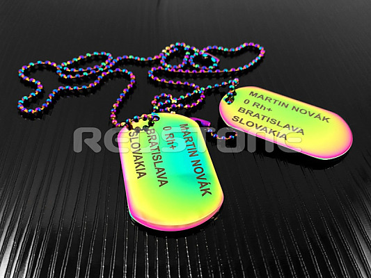 Farebné vojenské známky